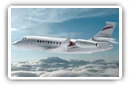 Falcon 2000LXS частные самолеты обои для рабочего стола UltraWide 21:9 3440x1440 and 2560x1080