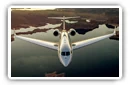 Gulfstream G650 частные самолеты обои для рабочего стола UltraWide 21:9 3440x1440 and 2560x1080