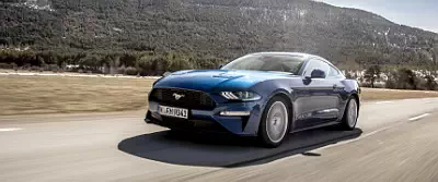 Ford Mustang EcoBoost Fastback (Lightning Blue) EU-spec      UltraWide 21:9