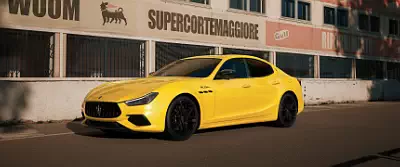 Maserati Ghibli MC Edition (Giallo Corse)      UltraWide 21:9